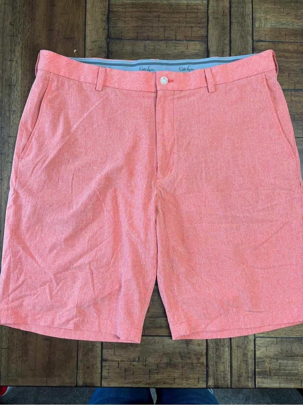 Walter Hagen Coral Flat-Front Performance Shorts